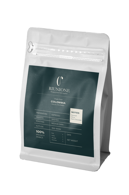 Riunione Colombian Coffee  - Whole Beans 250gm